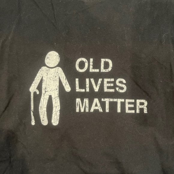 Port & Company Fan Favorite Small Womens Funny T Shirt (Old Lives Matter) - Picture 3 of 4